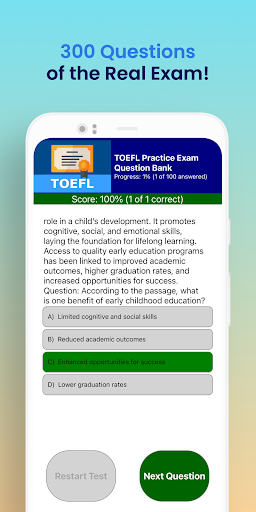 TOEFL Exam Prep Screen 3