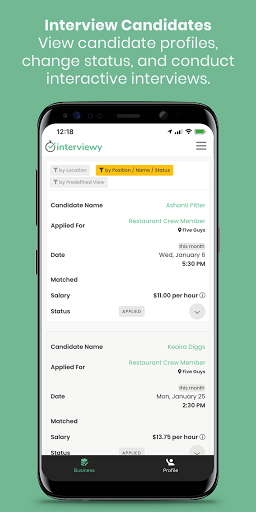 Interviewy Business Screen 2