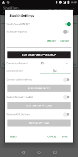 ShellTun - SSH VPN Captura de pantalla