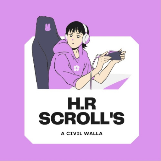 H.R SCROLLS logo