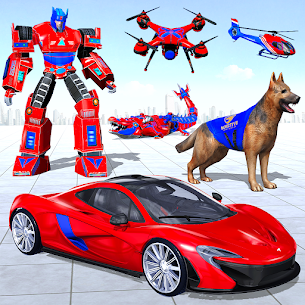 Police Dog Drone Robot Car For PC installation