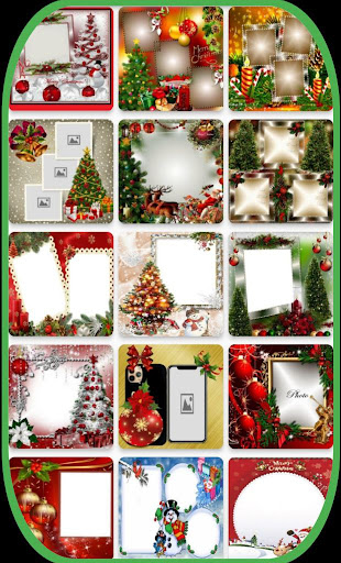 Android application christmas card frames screenshort