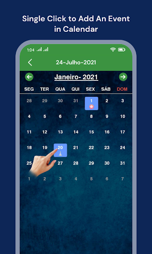 Android application Brazil Holiday Calendário screenshort