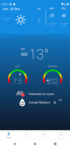 Android application Mel'connect screenshort