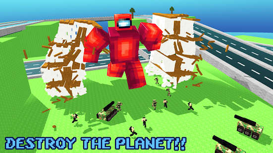 Impostor Titan: Blocky Planet screenshots 3