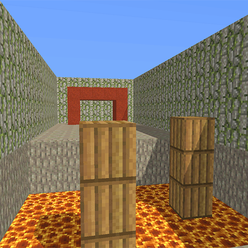 Blocky Parkour 3D Logo