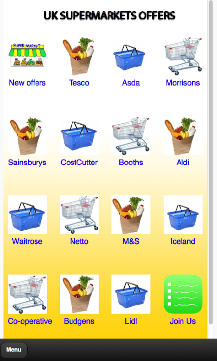 UK Supermarkets Latest Offers Screen 2