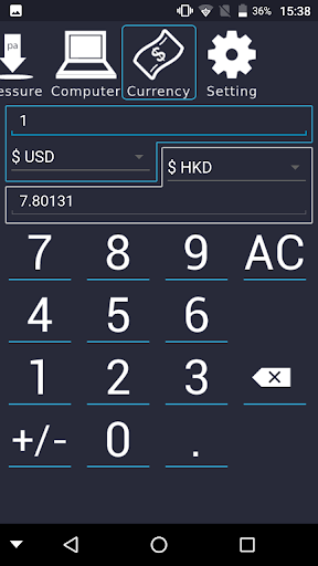 Unit Converter Screen 2