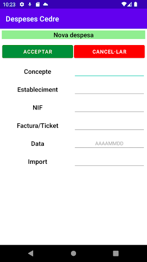 Gastos Associacio Cedre Screen 3