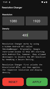 Resolution Changer — Uses ADB