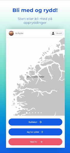 Android application Rydde screenshort