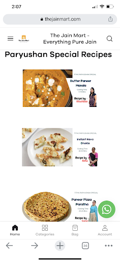 The Jain Mart Screen 3