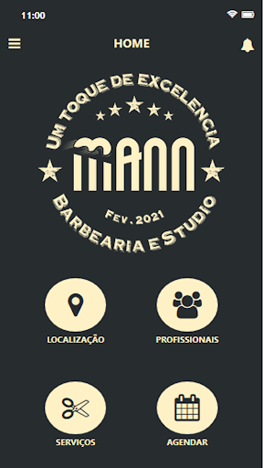 Android application Mann Barbearia e Studio screenshort