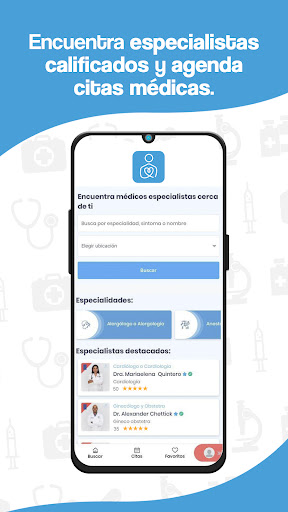 24siete App: Citas Médicas Screen 2