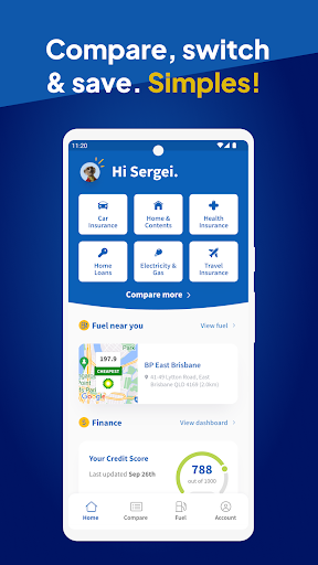 Simples: Compare & Save Screen 2