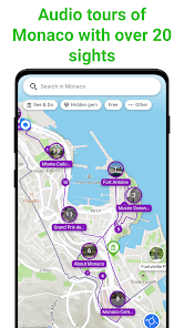 Screenshot 1 Mónaco Audioguía de SmartGuide android