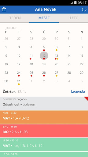eA Učitelj Screen 2