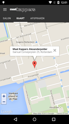 Maatkappers Screen 3
