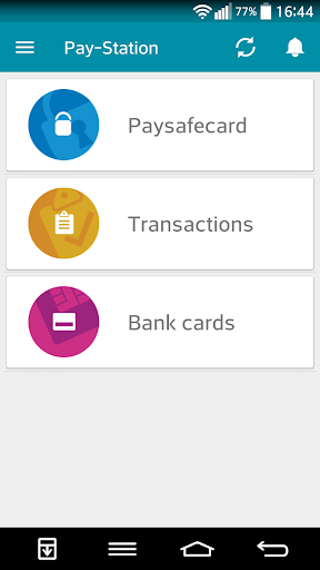 Android application Pay-Station screenshort