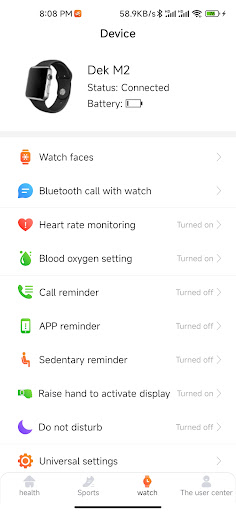 DekeFit Screen 3
