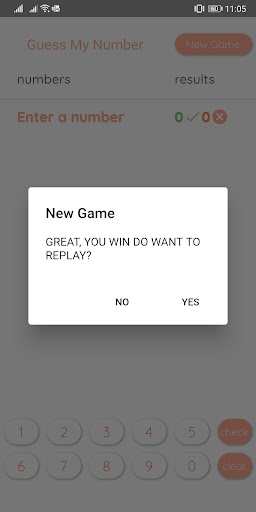 Guess My Number Screen 3