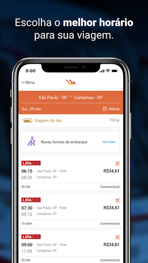 Six – Venda de passagens Screen 2