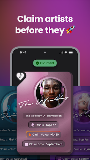 Anthems - Music Sharing Screen 2