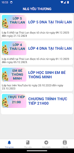 Android application NLG Yêu Thương screenshort
