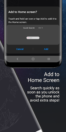 Fast Search Widget Screen 2