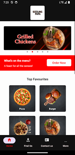 Android application Sizzling papa Shotts screenshort