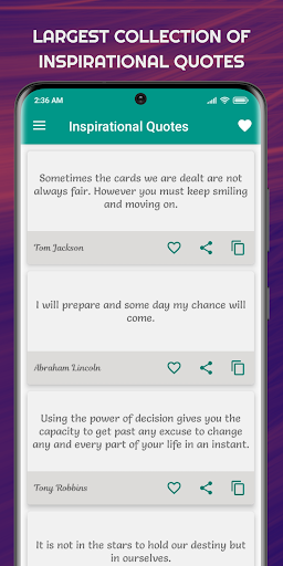 Android application Inspirational Quotes & Sayings screenshort