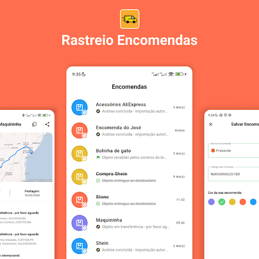 Android application Rastreio Encomendas(Correios) screenshort