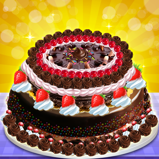Cake Baking: Cooking Games 2D logo