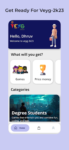 Android application VEYG 2k23 screenshort