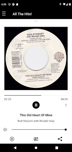 The Eagle 99 App Screen 2