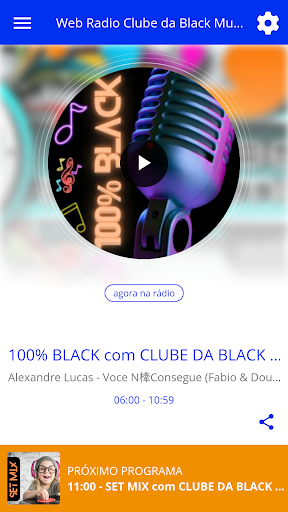 Android application Clube da Black Music screenshort