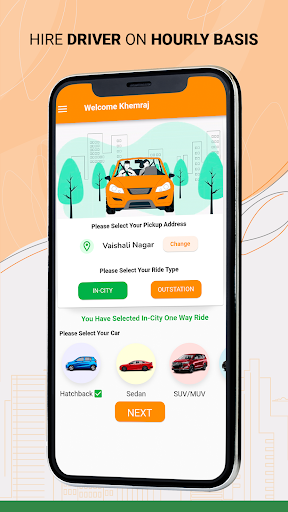 Android application CarChalak® - Driver On Hire screenshort