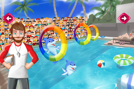 School Kids Dolphin Show Game Screen 2