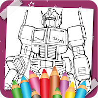 Robot Coloring Book