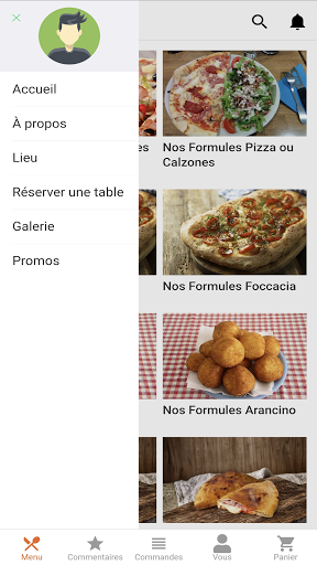 Android application DA RINO screenshort