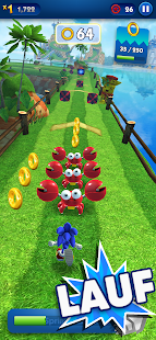 Sonic Dash SEGA Rennspiele Screenshot