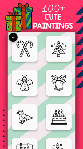 Android application Christmas Coloring Book screenshort