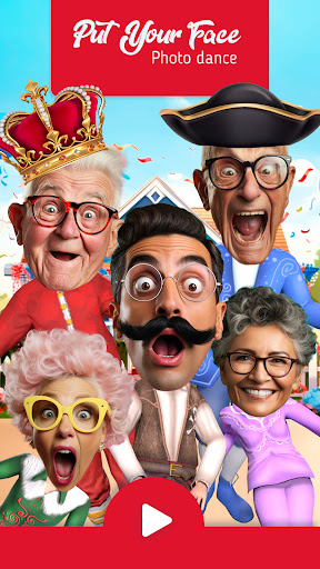 Android application Put your Face - Photo dance screenshort