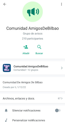 Grupos Amigos De Bilbao Screen 2