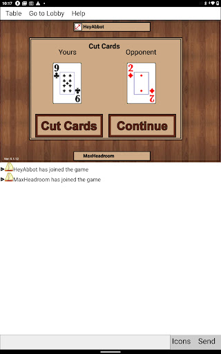 SHGGinRummy Screen 2