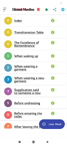Android application Dua & Zikr | Hisnul Muslim screenshort