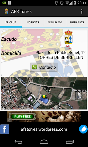 Android application AFS Torres screenshort