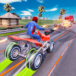 Cover Image of Descargar ATV Quad Bike Simulator: Traffic Shooting Game 1.0 APK
