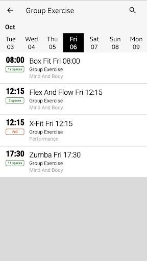 Android application QMSU Sport screenshort