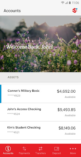 Android application My Synovus Mobile Banking screenshort